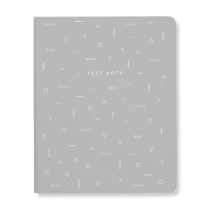 Take Note Copper and Grey Cloth Padfolio