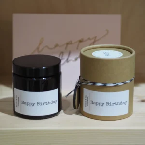 120ml Hand Poured Happy Birthday Candle