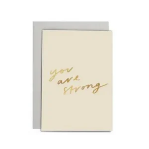 You are Strong Mini Card