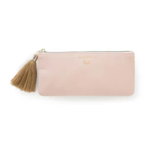 Blush Pink Vegan Leather Pencil Case