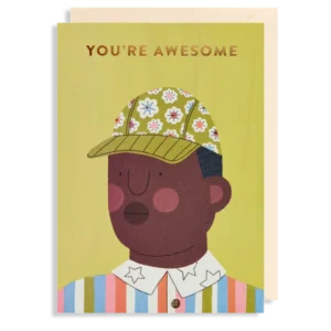 You're Awesome Face Card