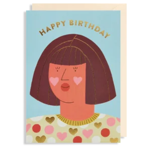 Happy Birthday Face Card