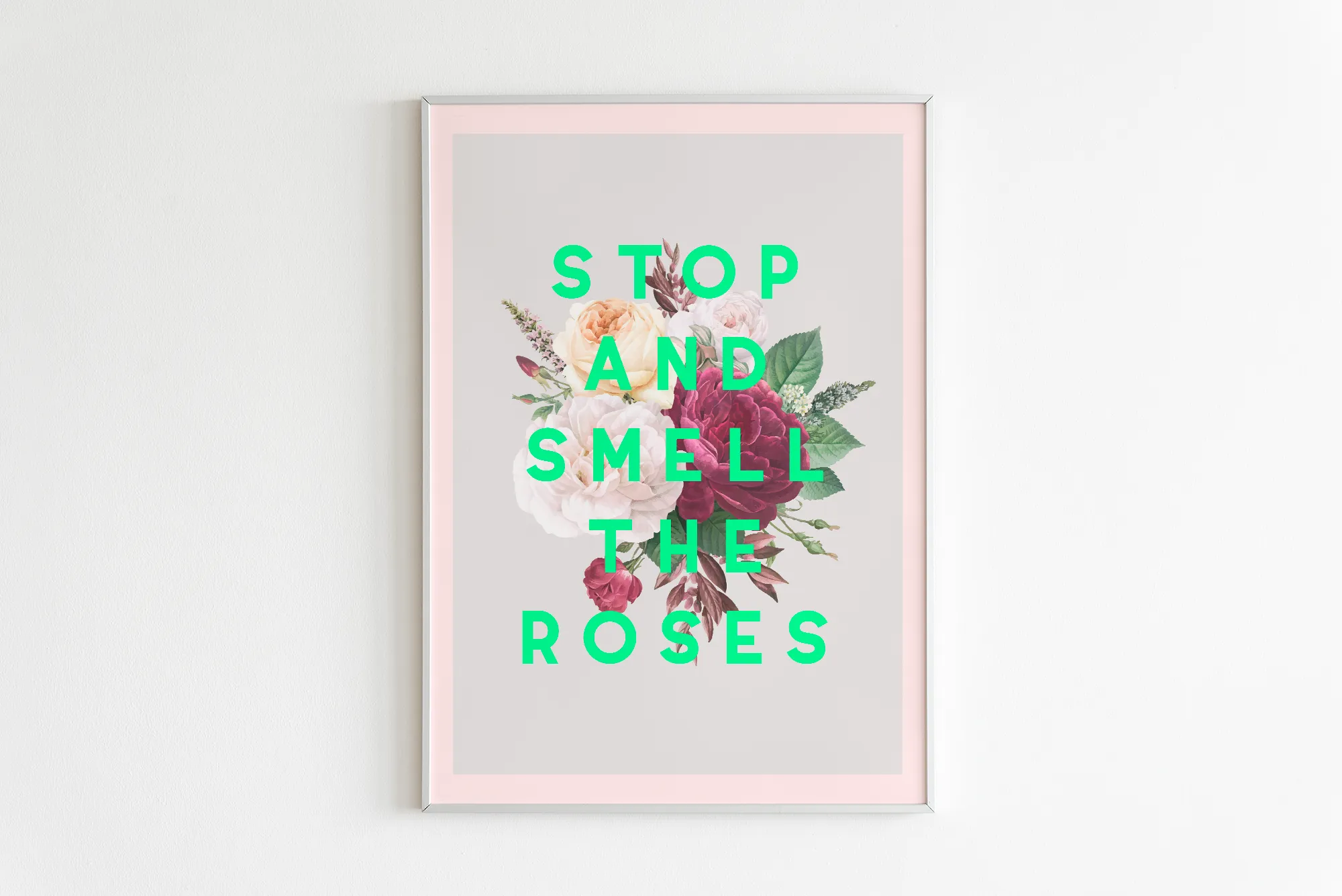 Stop And Smell The Roses A5 Print