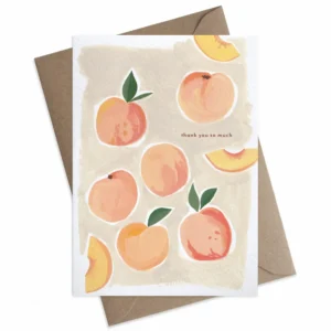 Peaches Thank You Card