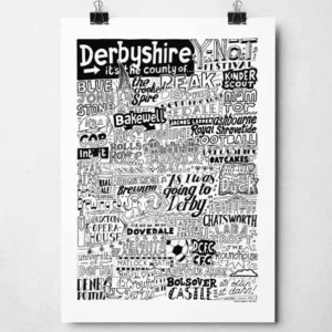 Derbyshire Print