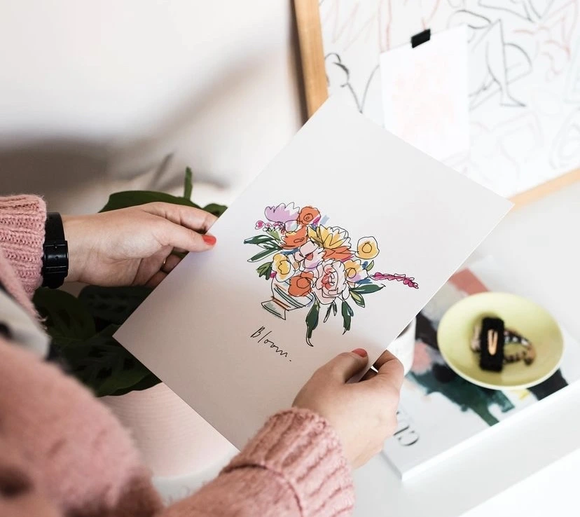 Floral Bloom and Grow Print