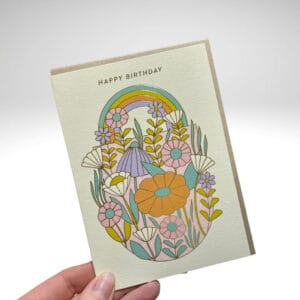 Happy Birthday Floral Card