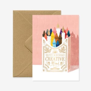 Happy Birthday Creative Mind card