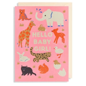 Hello Baby Girl Card