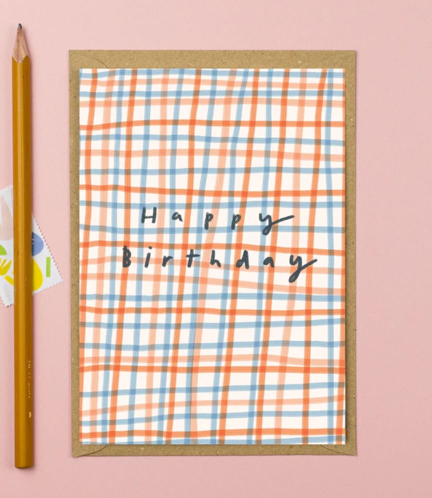 Happy Birthday Check Card