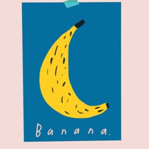 Letterbox Lane Banana Print