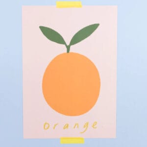 Letterbox Lane Orange Print