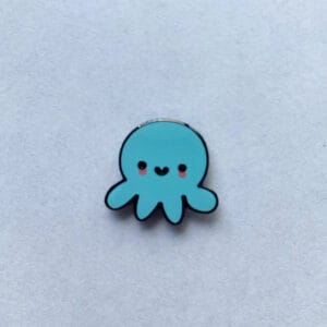 Octopus Enamel Pin Badge