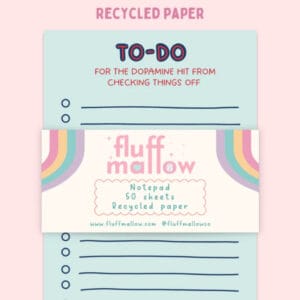 A6 'to-do for the dopamine’ notepad