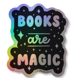 Books are Magic Vinyl Sticker