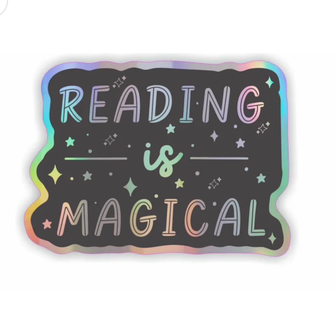 Reading is Magical Vinyl Sticker