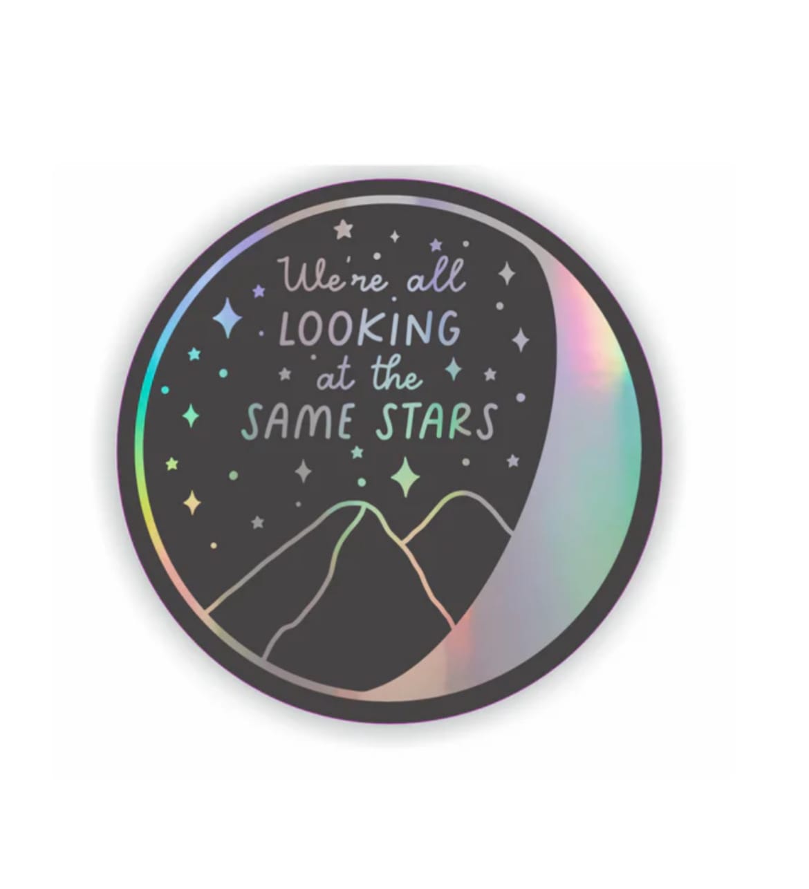 We are looking at the same stars Vinyl Sticker