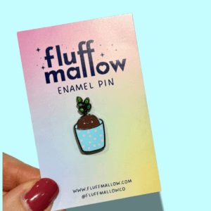 Potato Planter Enamel Pin Badge