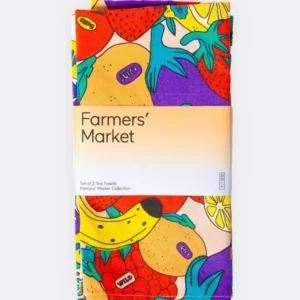 Farmers Market Set of 2 Tea Towels
