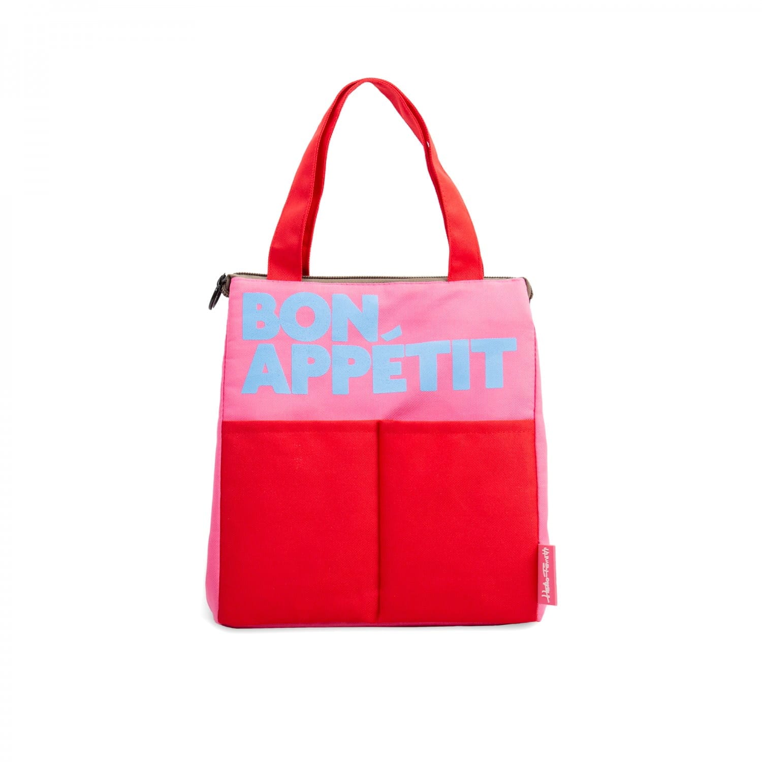 Bon Appetit Lunch Bag Pink and Red