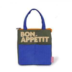 Bon Appetit Lunch Bag Blue and Green