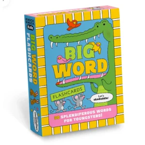 Big word flashcards closed card deck