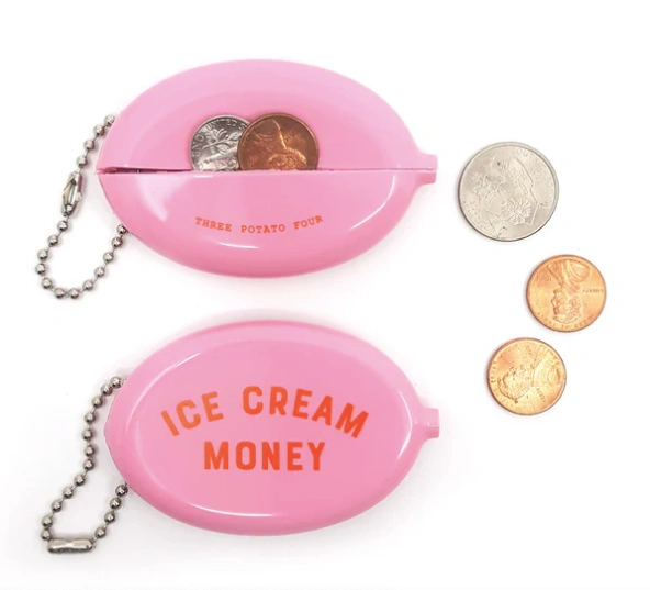 Coins Coin Pouch Ice Cream Money