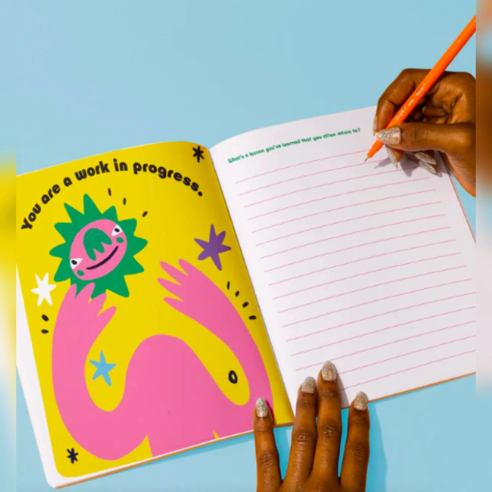 Gentle Reminders Journal in use